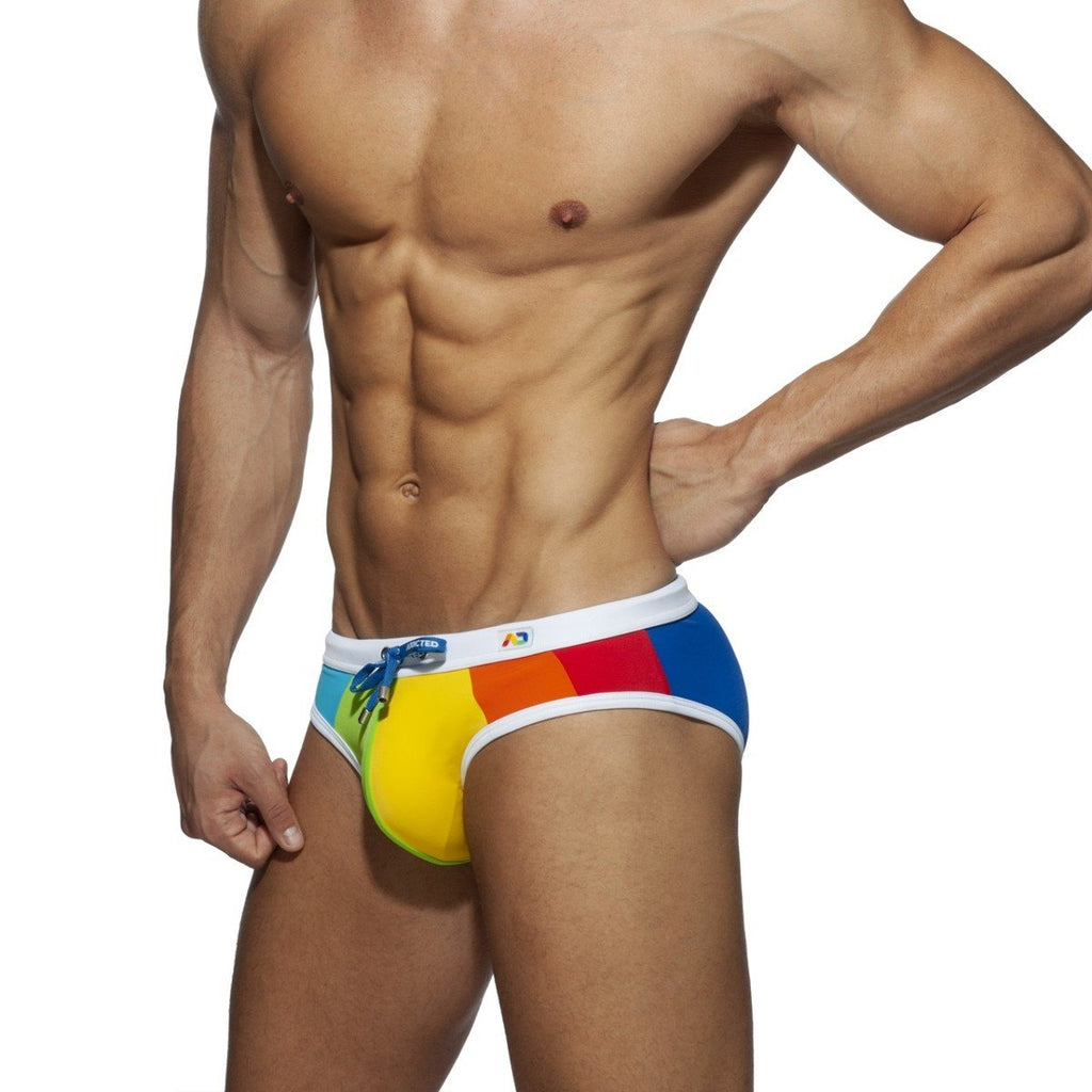 ADDICTED Rainbow Swim Brief