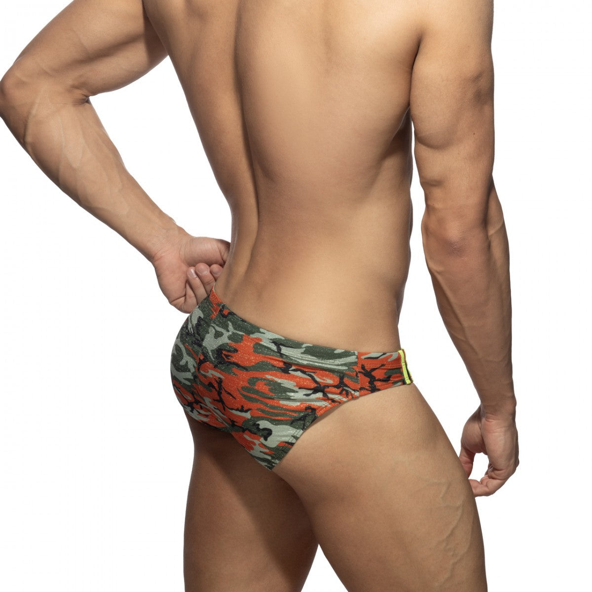 Addicted Bright Camo Swim Brief