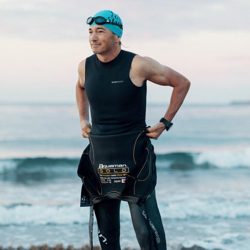 Buddyswim Neoprene Swim Vest Trilaminate Warmth 1.5mm