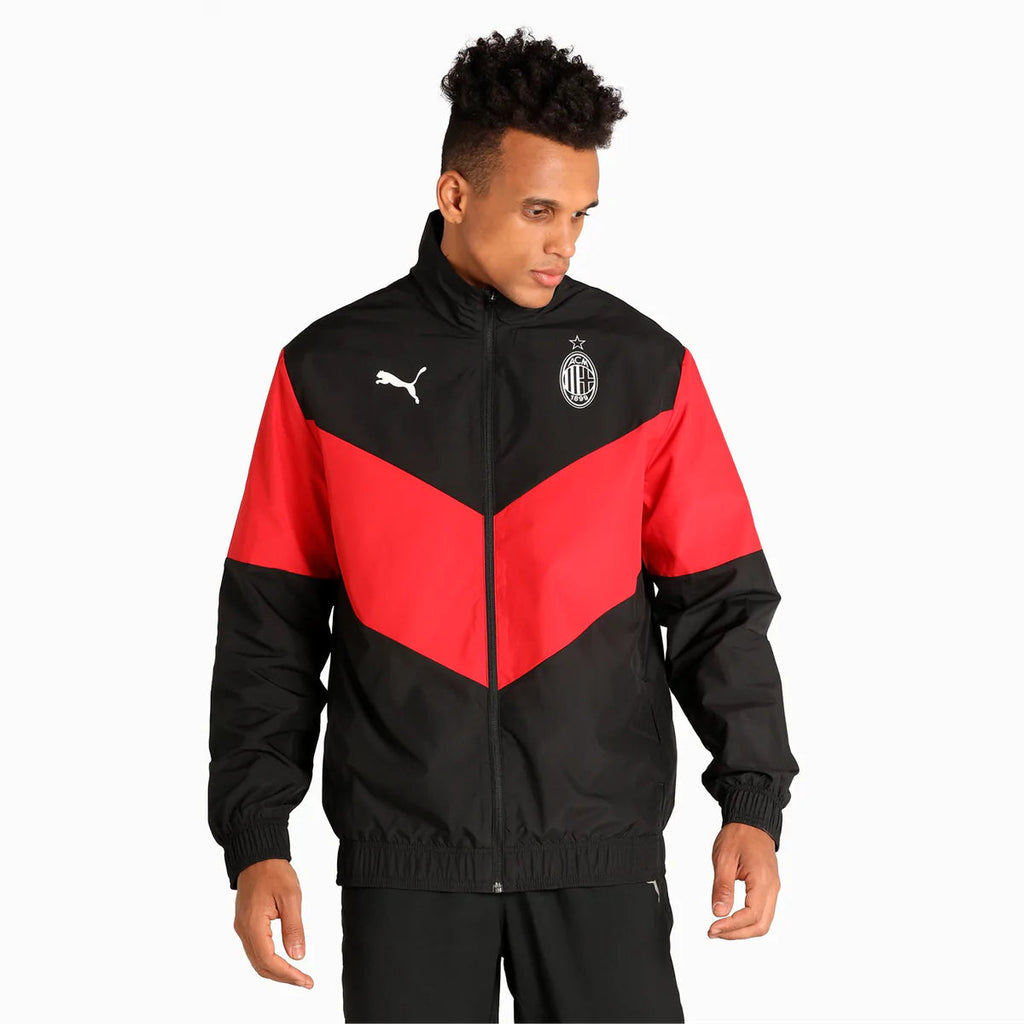 AC Milan Prematch Jacket Black 2021/22