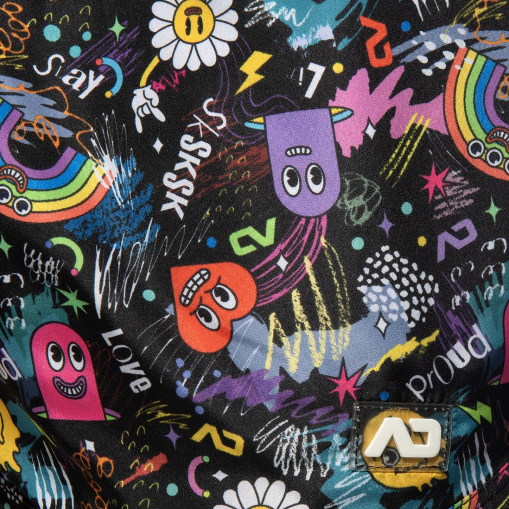 Addicted "Play" Rainbow Swim Shorts