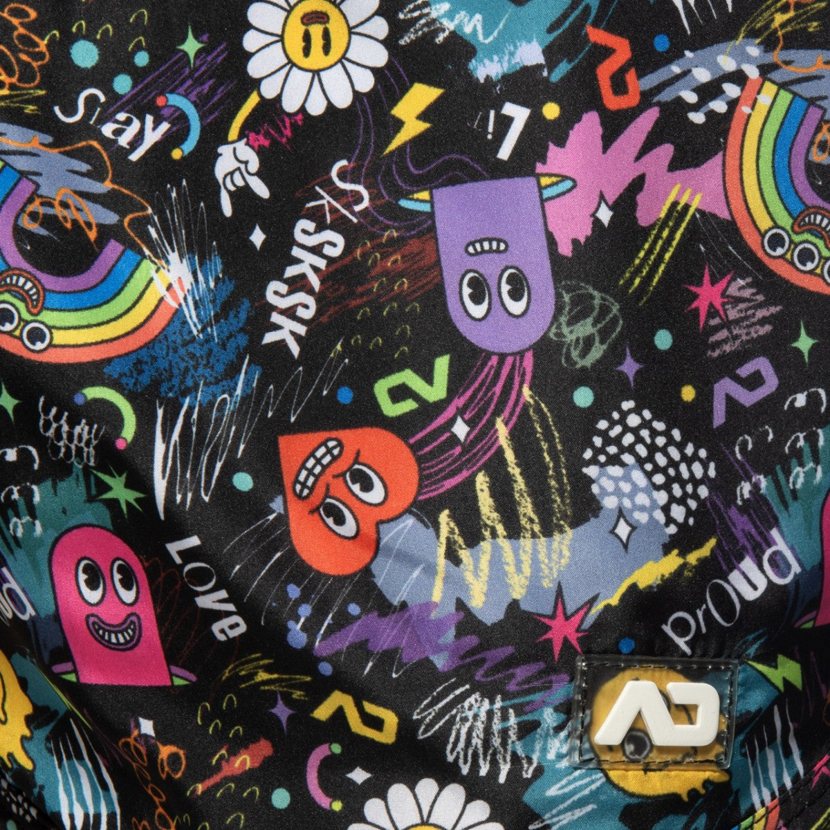 Addicted "Play" Rainbow Swim Shorts